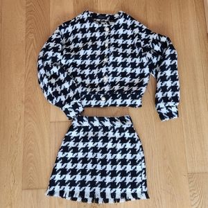 Storets houndstooth suit
